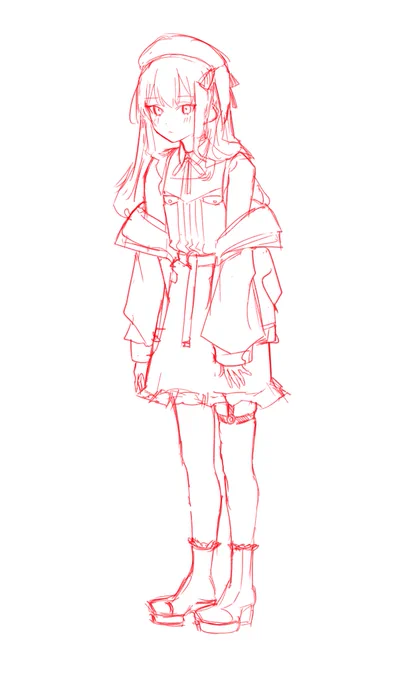 Last sketch before sleep. I'll never let this pose die. PEAK