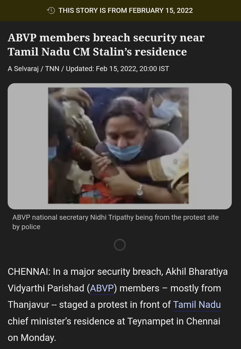 How does BJP manufacture communal disharmony for electoral gain 

A Class 12 student from Ariyalur district consumes poison after alleged  harassment in school and home by step mom and is admitted to hospital in critical condition.

In her deathbed , a video statement is recorded