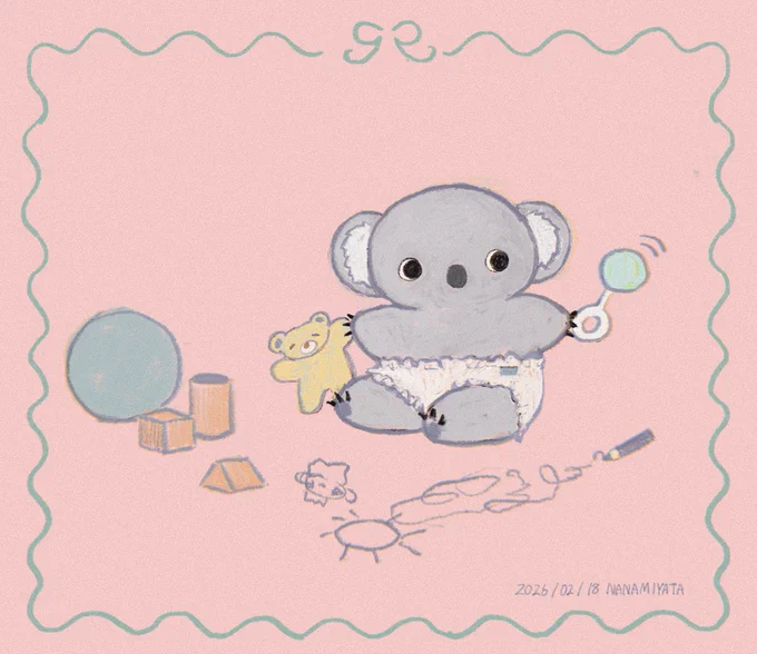 おしめちゃん #daydream_koala