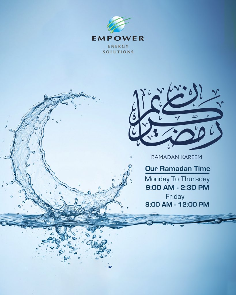 "إمباور" تهنئكم بحلول شهر رمضان المبارك، متمنين لكم شهراً عامراً بالخير والبركات. 

#إمباور #رمضان_مبارك #دبي

Empower extends its warmest greetings on the occasion of Ramadan Mubarak. May this blessed month bring light, peace, and abundant blessings to you and your loved ones.