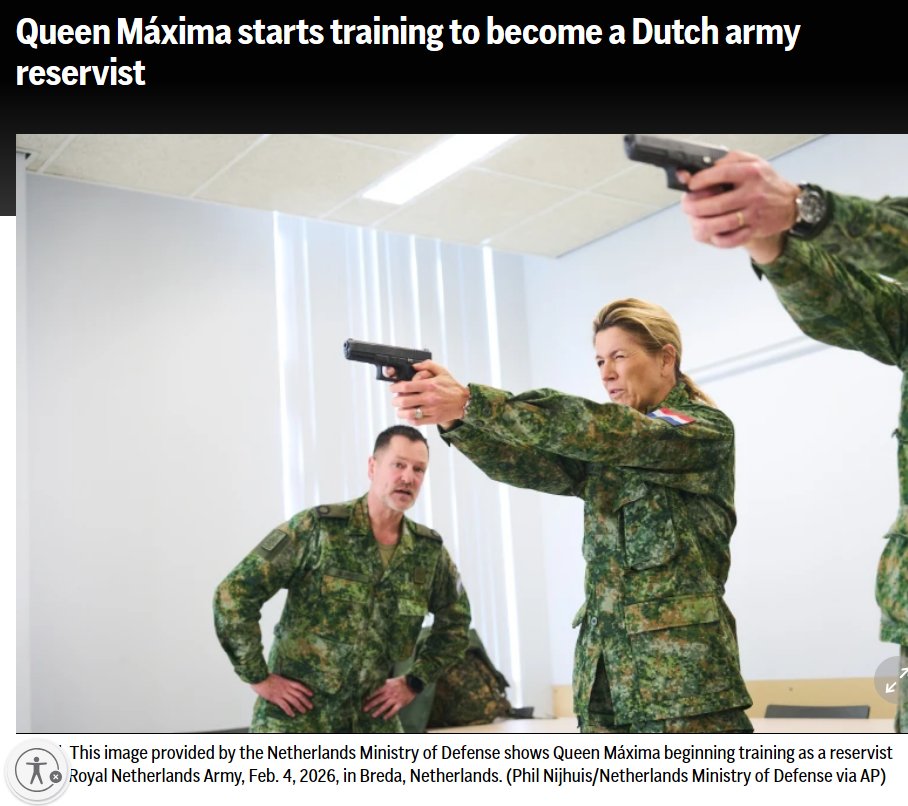 マキシマ女王はオランダ陸軍予備役になるための訓練を開始します

オランダ、ハーグ（AP通信）— オランダ軍は、ヨーロッパの平和と安全に対する懸念の高まりに対抗するため、新たな著名な志願兵を迎え入れ、徴兵を増やすことを目指している。

アルゼンチン生まれのウィレム アレクサンダー国王の妻である54歳のマキシマ女王は今週、地政学的混乱の中でオランダ軍が入隊を促進しようとしている中、第二の祖国軍の予備役となるための訓練を開始した ロシアのウクライナ戦争 ヨーロッパの東端にあります。

“オランダの安全はもはや当然のこととは考えられないため、マキシマさんは予備役になることを決意したと国防省は水曜日に訓練を開始した後の声明で述べた。

王室は声明を発表し、女王は“他の多くの女王と同様に、その安全保障に貢献したいと考えている”と述べた

マキシマさんは自分の娘を追って軍隊に入隊している。オランダ王位継承者であるアマリア皇太子妃は先月、軍の志願予備役として基礎軍事訓練を修了した。

ヨーロッパ中の王室には入隊の伝統があります。5年前、ベルギー王位継承者であるエリザベート王女は、王室の任務の準備を手伝うためにブリュッセルの軍事学校で1年間働くことに登録した。彼女の父親、フィリップ国王もブリュッセル中心部の王立陸軍学校に通っていました。https://apnews.com/article/maxima-queen-netherlands-army-recruit-military-c1d7580995d48b958293aa3e9886508c