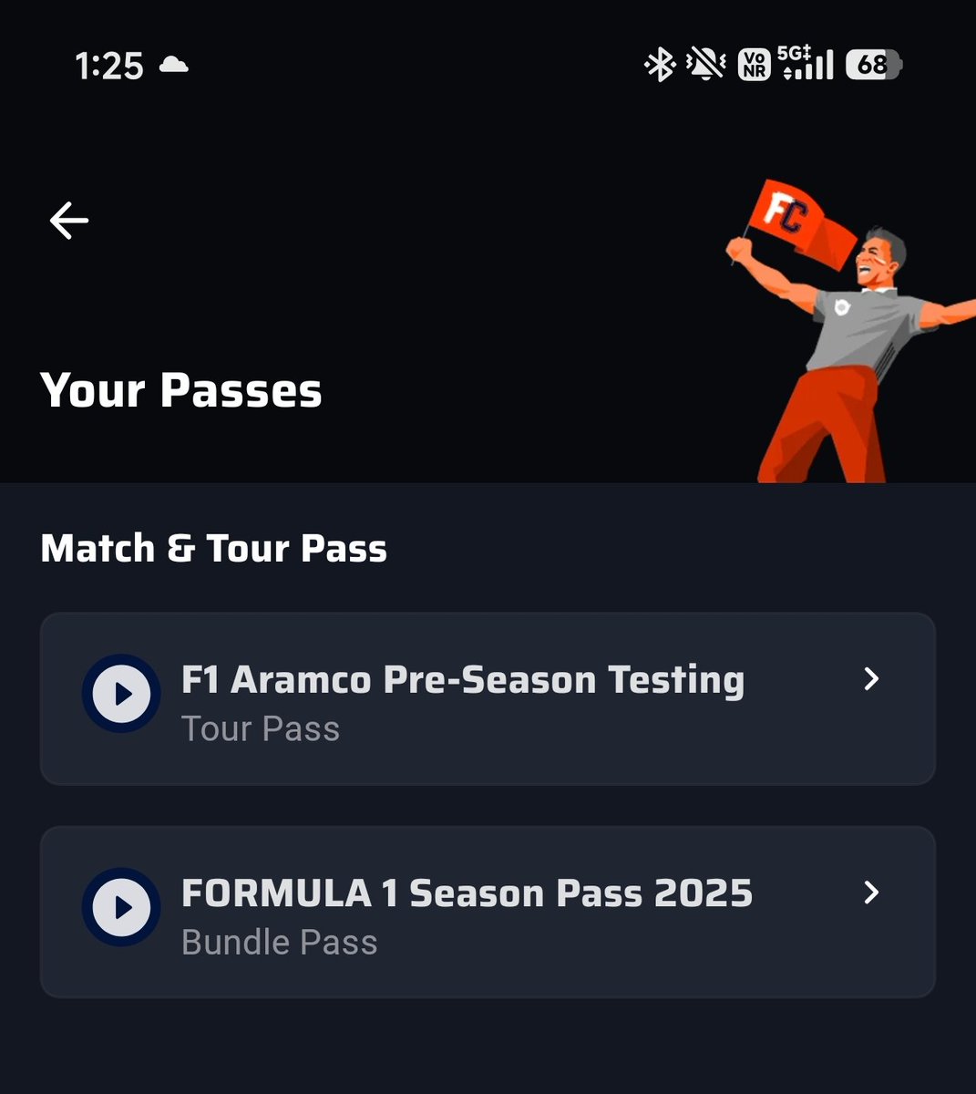 optimus__alpha's tweet photo. Y'all are some scammers @FanCode , you call it f1 Pre season testing pass, then ask me to buy a pass again for the week two. Serious misleading and scummy behaviour. Never using this app again. https://t.co/4h2rrVCC0U