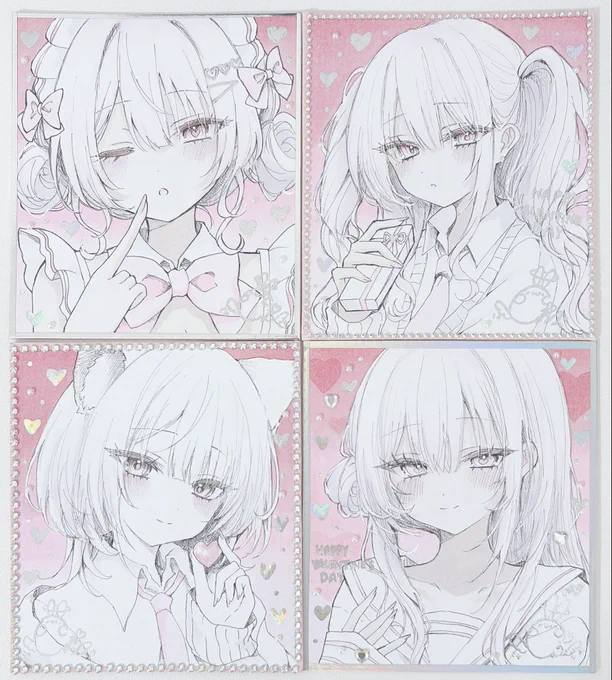 色紙~~💗
#COMITIA155 