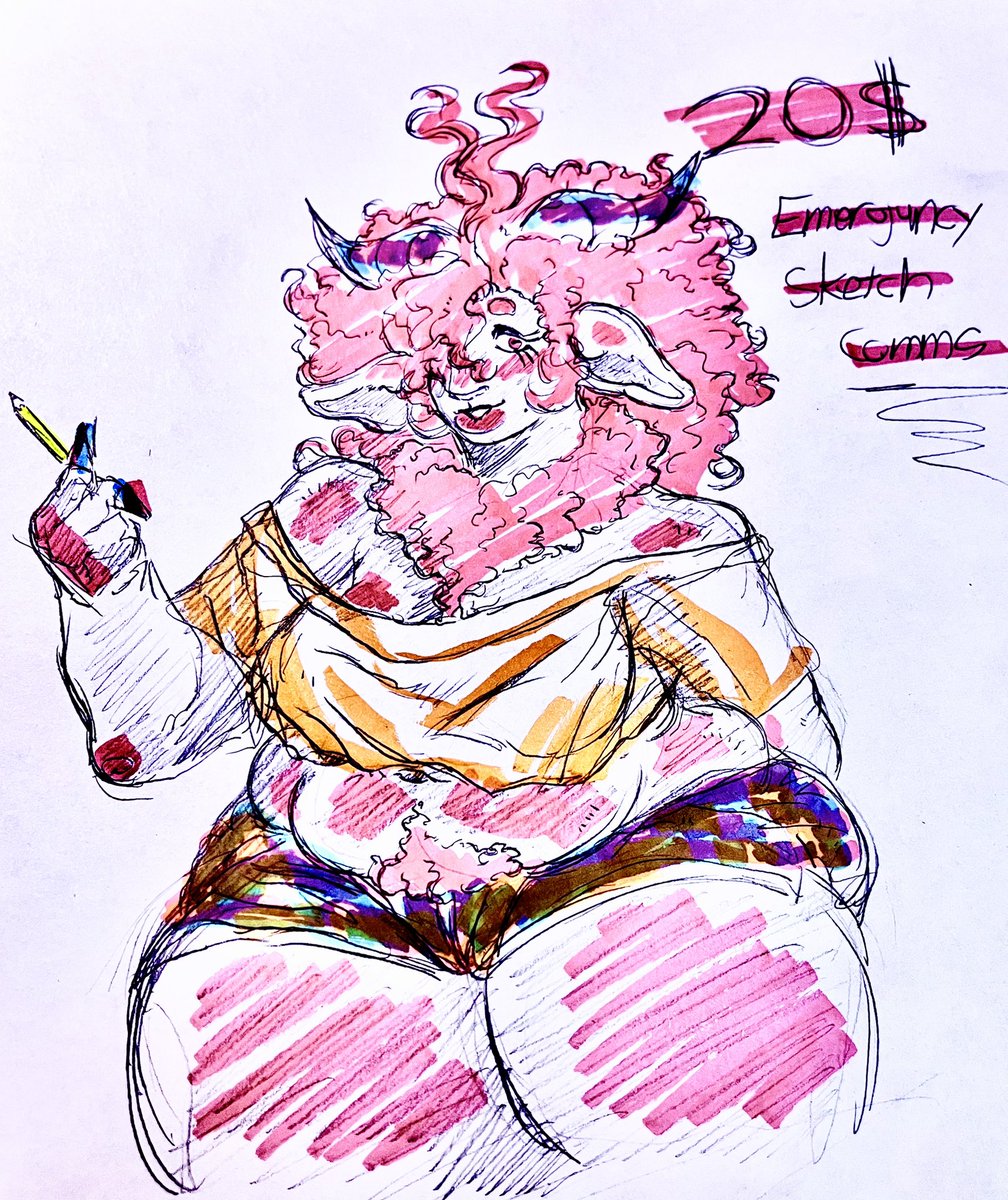 Aight Ya’ll.

I’m Opening up $20 Emergency Paper Sketche C0mms to hopefully help me out, so now’s as good a time as any to get some quick stuff from me. 

Lemme know in DMs n whatnot, I’ll probs be working on doing them all week.