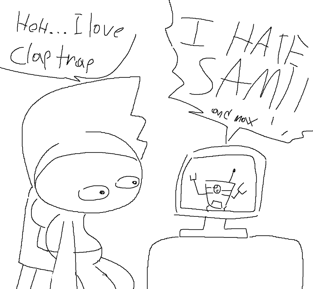 MarxPsycho's tweet photo. i do love clap.... and sam and max (mostly max)
cant wait for poker night at the inventory https://t.co/eJBIbK7exY