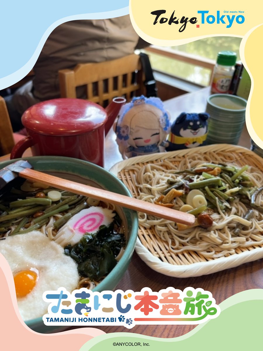 深大寺には三鷹駅から歩いて行ったよ〜〜🐾
元祖 嶋田家さんの冷やしとろろ山菜そば、とっても美味しかった…とろろも山菜もだいすき ͈ᴗ̀ ̫ᴗ́ ͈✌🏻

#たまにじ本音旅 #TokyoTokyo