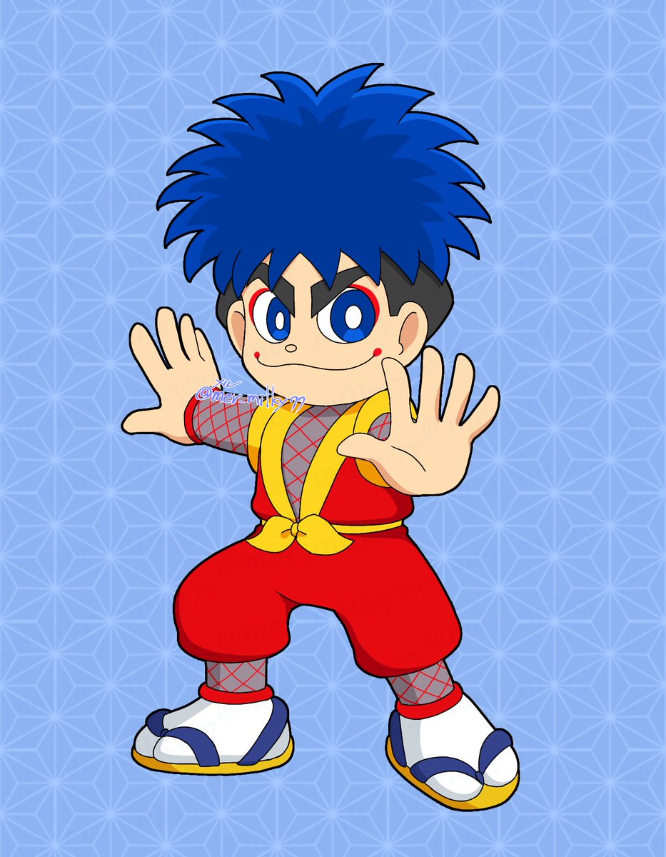 一人ずつにした絵です。ゴエモンはんとエビス丸殿描くのが難しすぎた