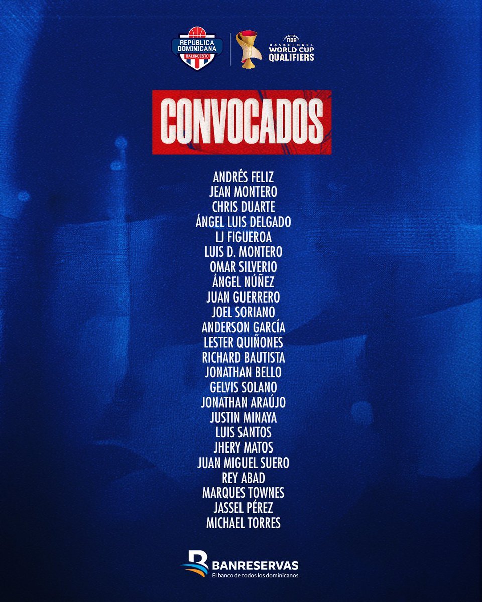 🇩🇴 República Dominicana se alista con todo para la segunda ventana clasificatoria al Mundial 2027
canchalatina.com/2026/02/17/rep…