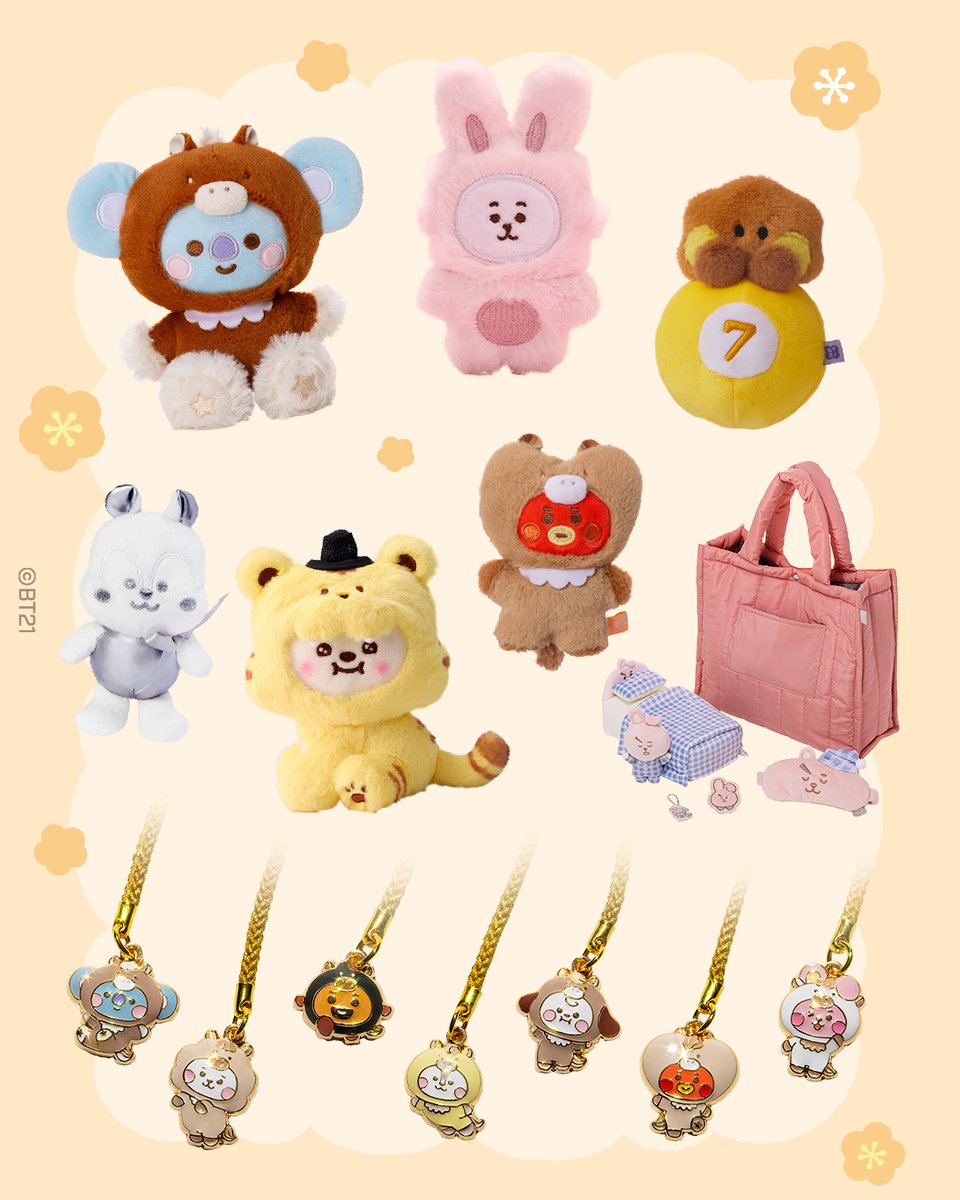 🍀LUCKY & HAPPY特集⭐ 毎日がちょっと特別になる、 #BT21 のおすすめ