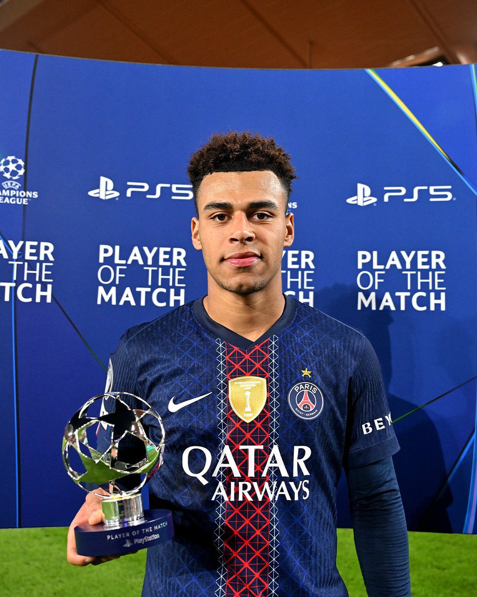 🚨 MVPs for Champions League’s Tuesday 

Gabriel Sara 🇧🇷
Aurelien Tchouameni 🇫🇷
Serhou Guirassy 🇬🇳
Desire Doue 🇫🇷
