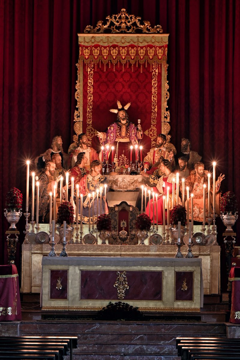 #CultosSagradaCena2026 - El Señor de la Sagrada Cena preside el altar mayor de la iglesia parroquial de Santo Domingo de Guzmán con ocasión de sus cultos cuaresmales.

📸<a href="/fotosalcedo/">fotosalcedo</a>

#CofradíasMLG
 #ActualidadLaCena