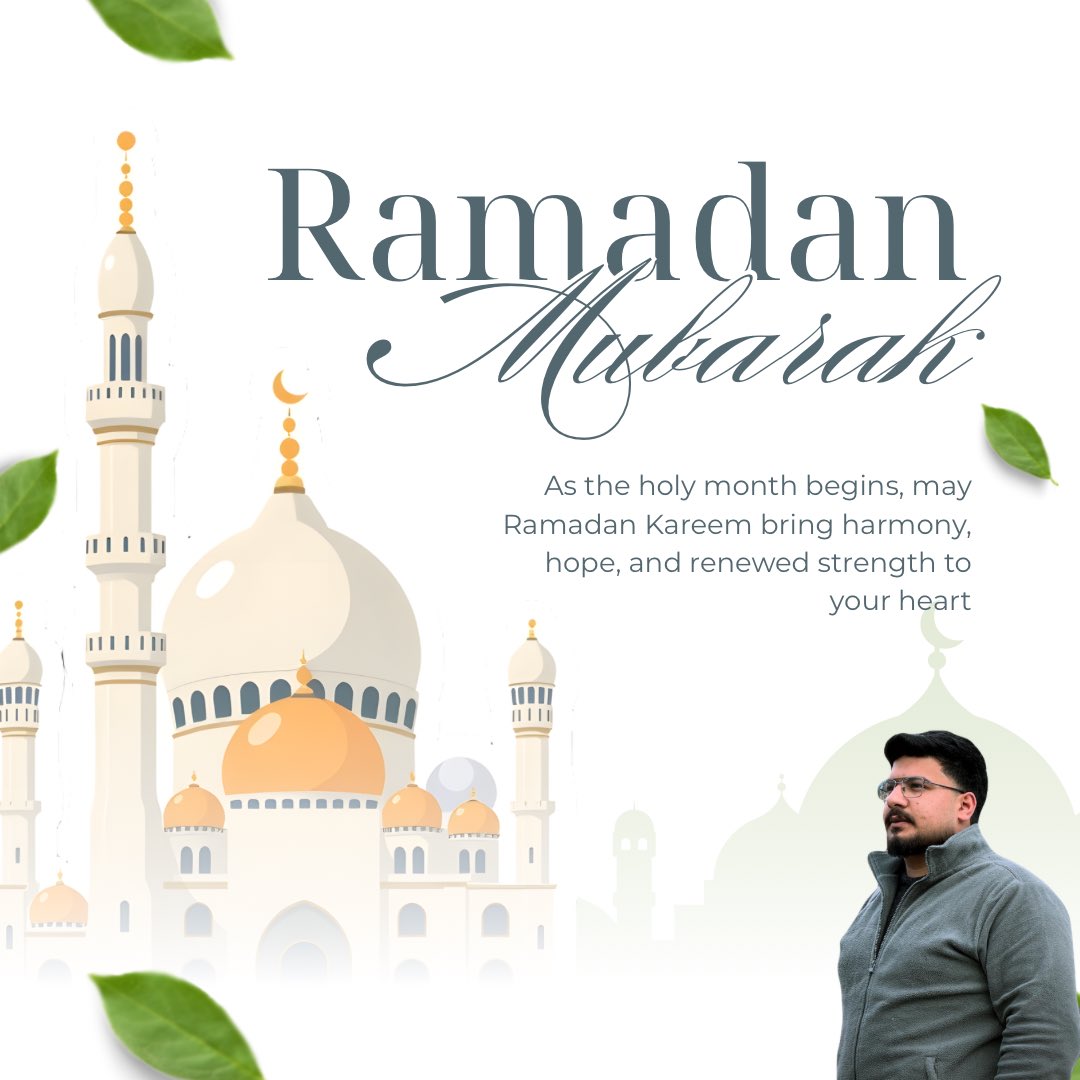peernaveed031's tweet photo. Ramadan Mubarak 🌙✨
May this blessed month fill your heart with peace, strengthen your faith, and bring light to every step you take. https://t.co/KLGF8z5a2S