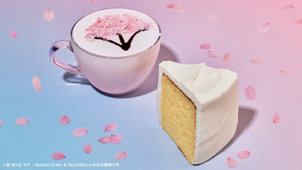 Starbucks_J's tweet photo. ふんわりと桜香るドーナツ、やさしい甘さとクリームのコクが絶���なケーキ、おいしさも満足感も兼ね備えたサンドたち🌸🥰
春の訪れを知らせる一杯と、一緒に楽しんでみたいのはどれですか？
絵文字で教えてください✨

🩷 → #桜抹茶ドーナツ
🤍 → #クリームシフォンケーキ
💛 → #ローストチキンandエッグサラダラップ
❤️ → #クラブハウス石窯カンパーニュサンド