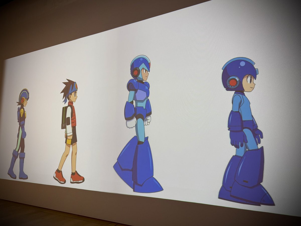 時の涙を見た🥹

#ロックマン　#megaman  #大カプコン展