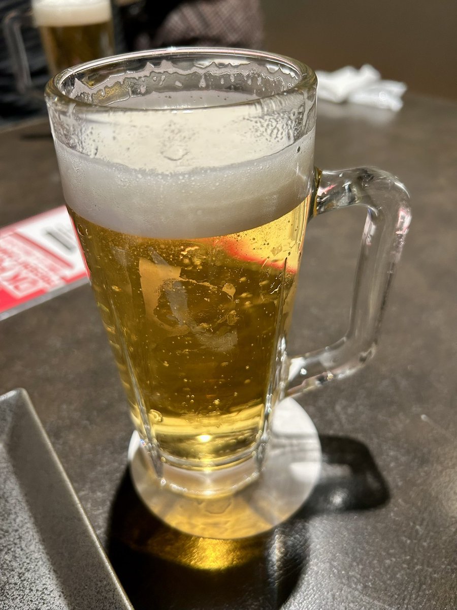 退院後初ビアーです