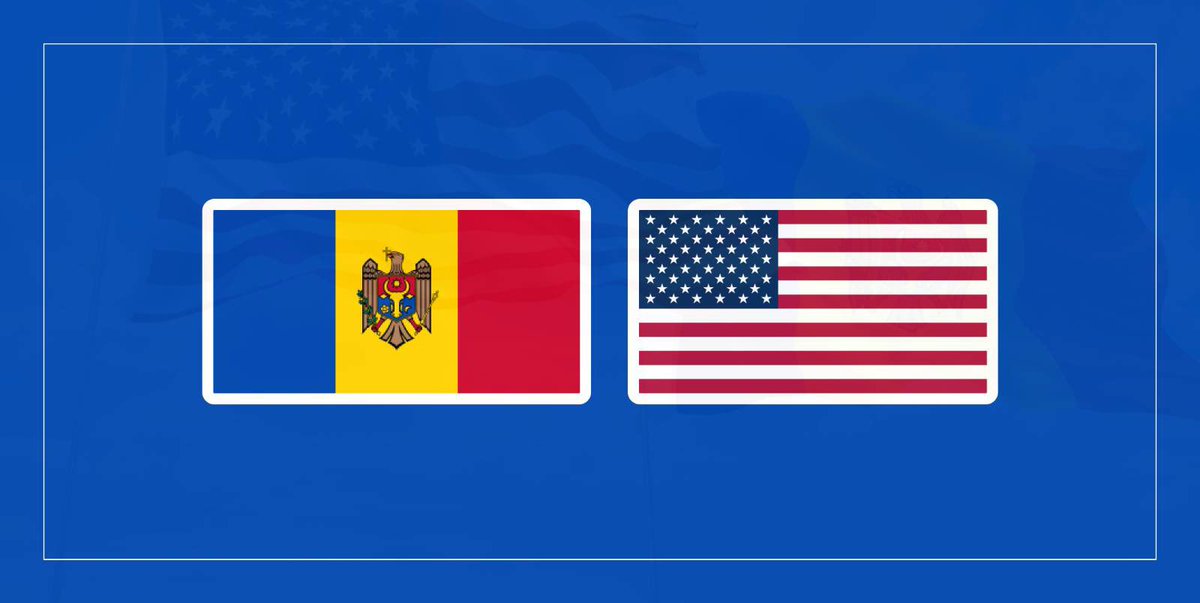 MoldovaMFA's tweet photo. Today marks the 34th anniversary of the establishment of diplomatic relations between the 🇲🇩 and the 🇺🇸.
We celebrate a partnership built on long-standing cooperation, enduring friendship, common values and a shared commitment to peace, security and prosperity. https://t.co/8vgt1IZVlu