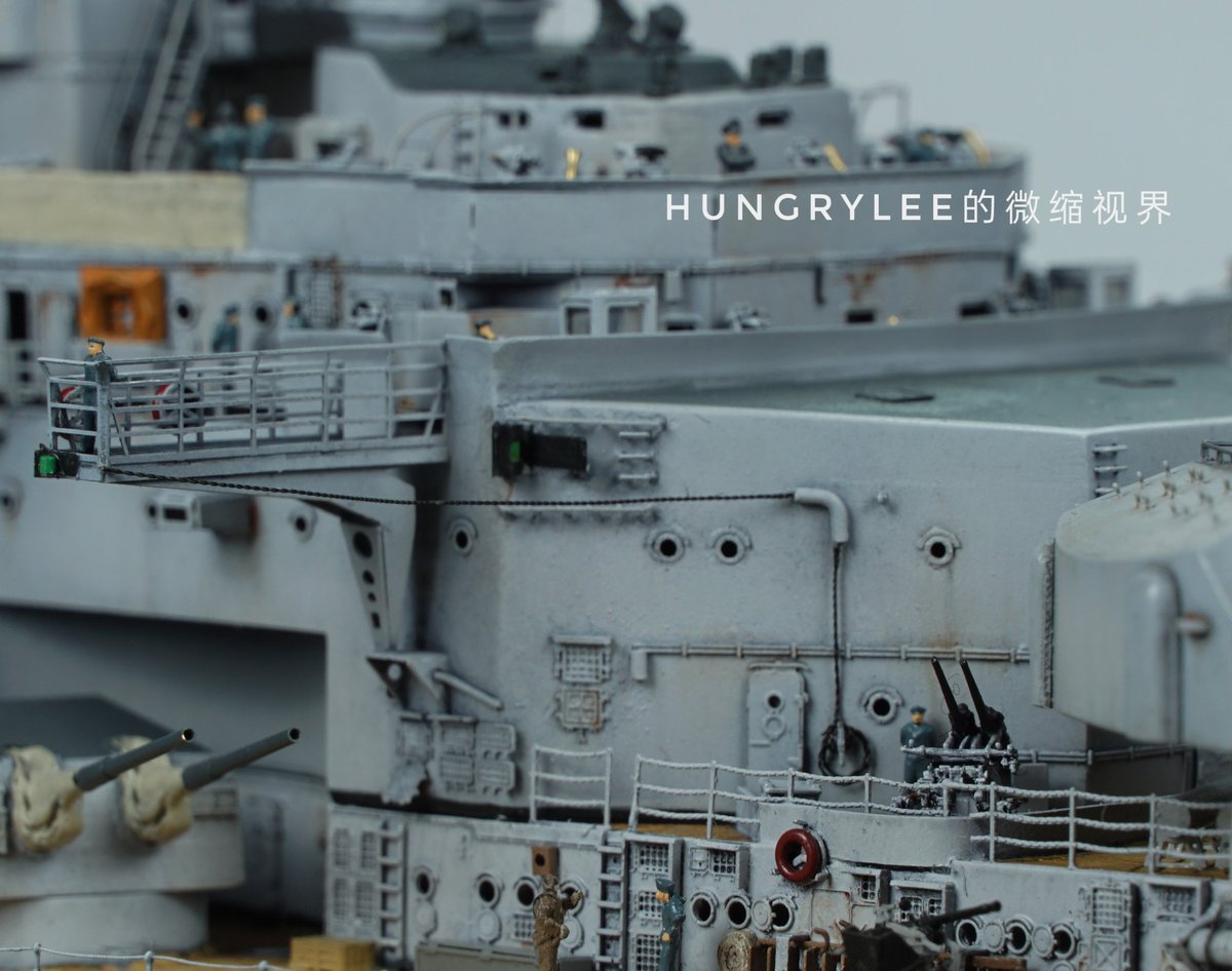 lee_hungry's tweet photo. The 1/350 Bismarck俾斯麦（Tamiya）which I made in 2018
#scalemodel #shipmodel  #Bismarck  #艦船模型 #模型製作  #模型 #戰列艦 https://t.co/DLeYkM54Pi