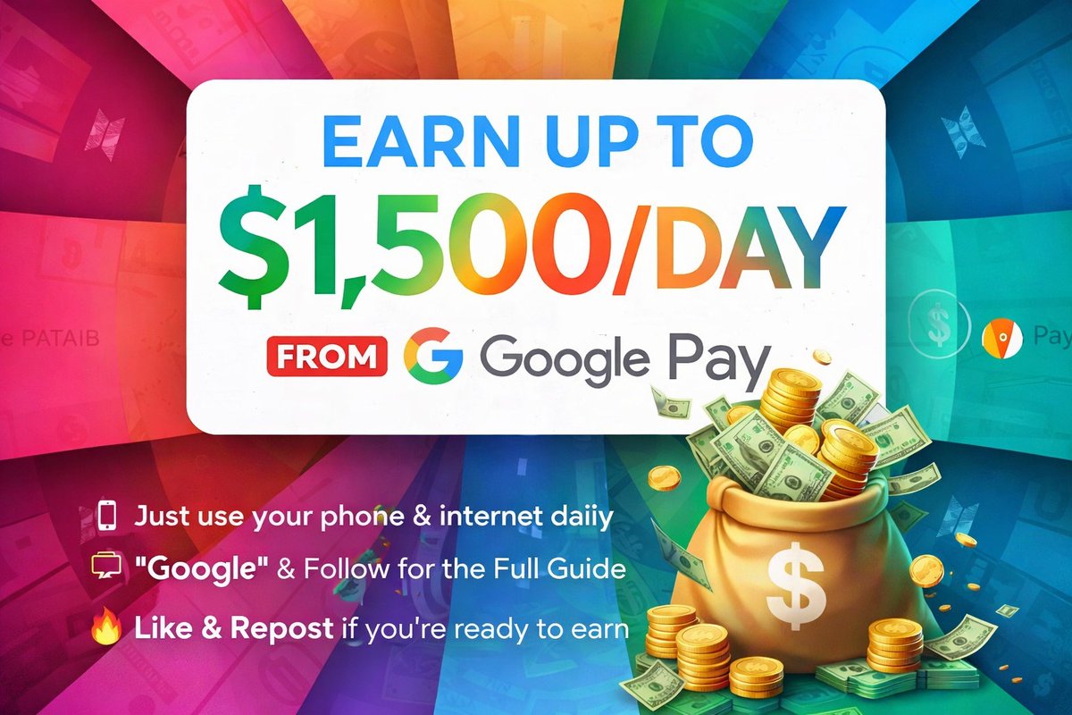 Tech_Samiur's tweet image. 💰 People are quietly earning $1,500/day from Google.

🤳 Just a phone &amp;amp; a few minutes a day.

📘 Comment “Google” &amp;amp; follow me — I’ll send you 
everything you need.

🔥 Like &amp;amp; Repost to unlock new income streams.