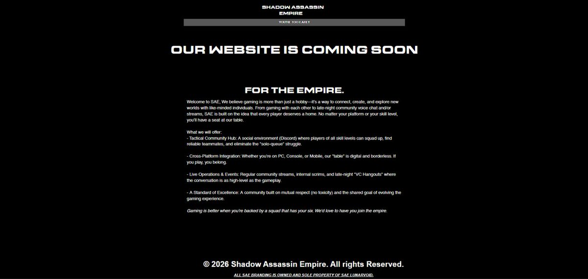 SAE Gaming tweet media