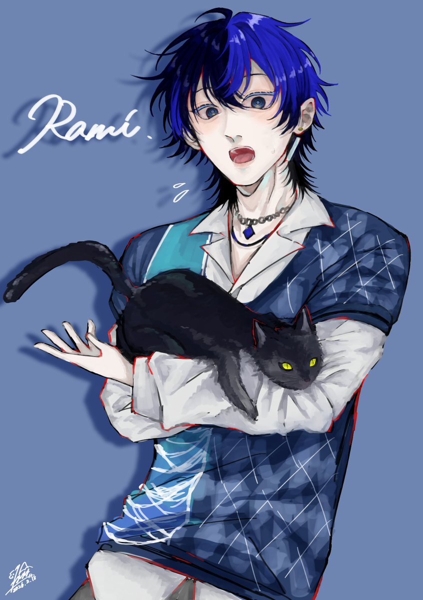 Raiki_773's tweet photo. 勘でネコ描いちゃった
猫好きに怒られるかもしれない
#ブラフラアトリエ #らみにおたより https://t.co/tNlWWqEWdP