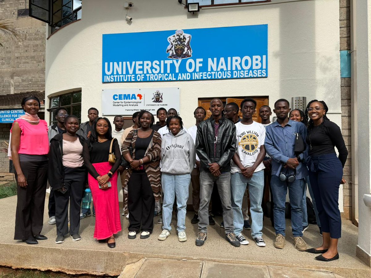 CEMA_Africa's tweet image. Our week started with a visit from @cuea_official  Innovation Hub students @ #CEMA. They explored how data, coding &amp;amp; modelling drive real-world #publichealth decisions, &amp;amp; key skills needed. We’re committed to #mentoring the next generation to transform Africa's health systems.