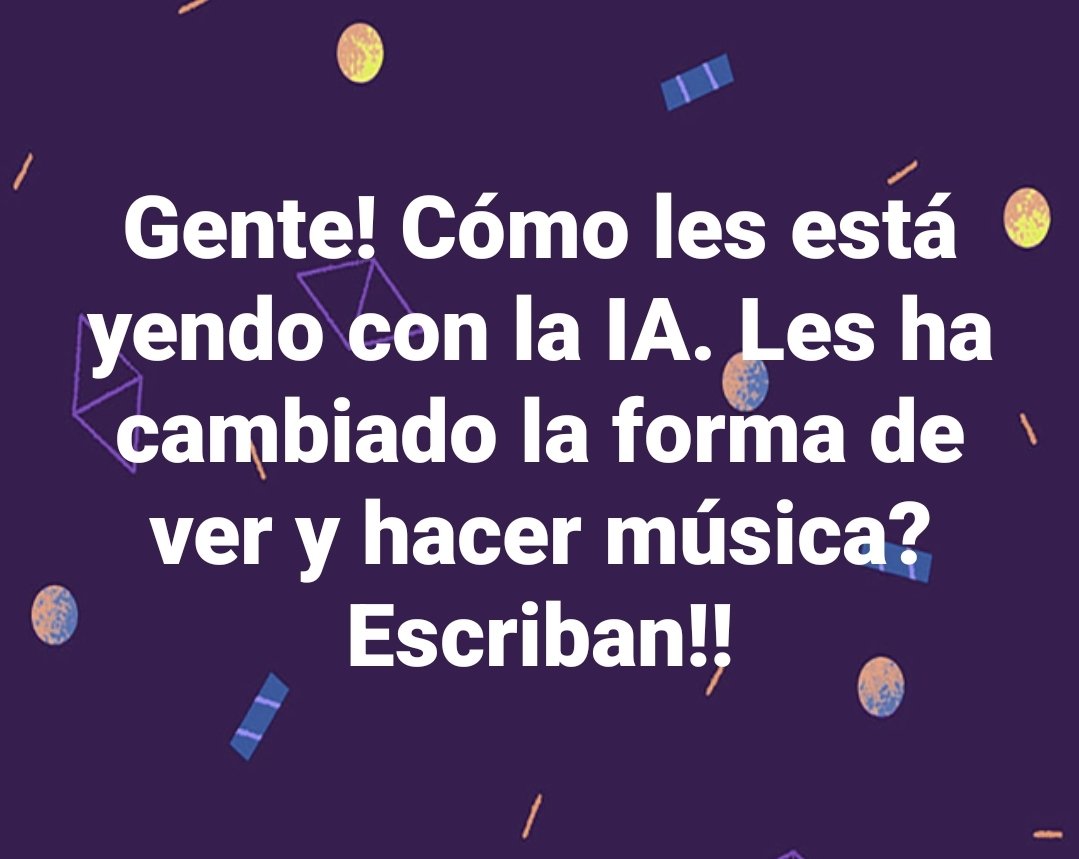 solomusicos's tweet photo. #ia #music #musicians #WhatsNext https://t.co/PaOXYAIP8Q