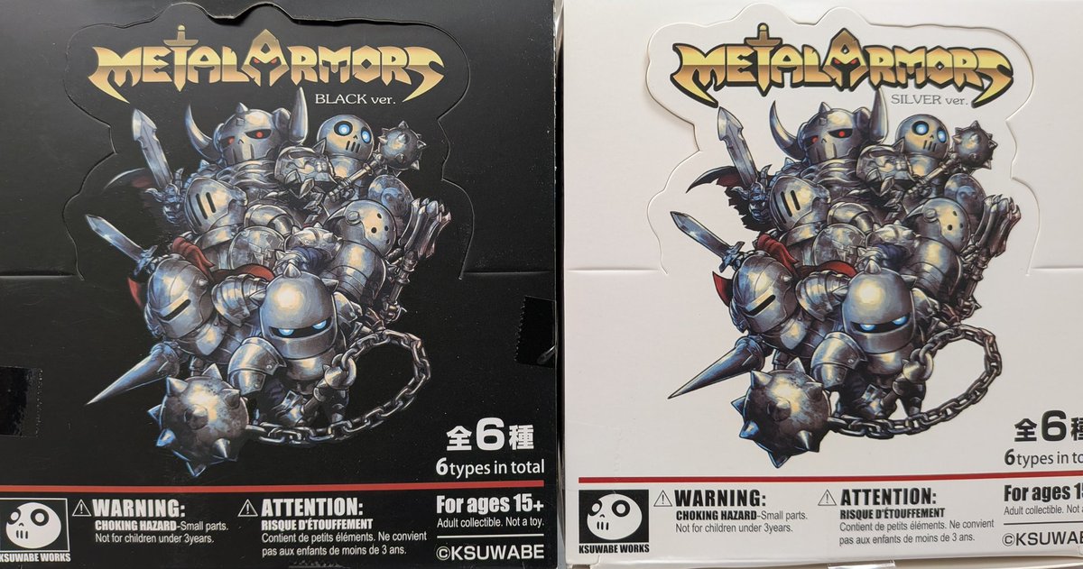 新商品情報】#バースデイ 組み合わせ自由な甲冑騎士フィギュア