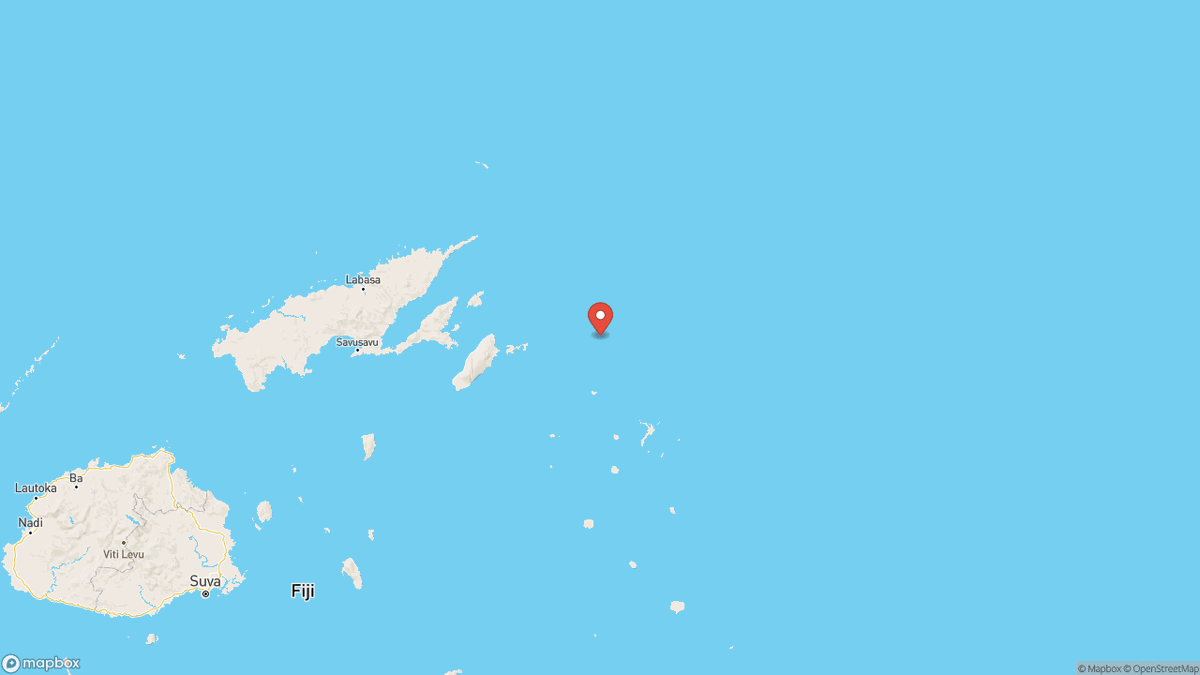 QuakeAlerts's tweet photo. A magnitude 5.1 earthquake took place 152km NNW of Labasa, Fiji at 07:57 UTC (15 minutes ago). The depth was 532.3km and was reported by NEIC. #earthquake #earthquakes #Labasa #Fiji https://t.co/IXgbLj7M2j