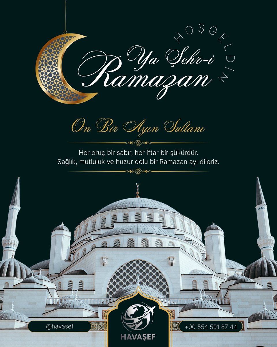 havasef's tweet photo. Hoş geldin ya Şehr-i Ramazan! 🌙 https://t.co/eZx8zEbbkk