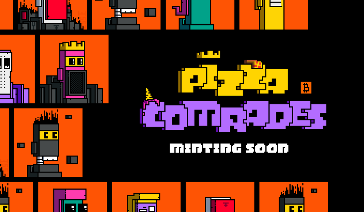 Before we announce how to get free GTD mint spotzes for the Pizza Comrades, we wanted to - on a completely unrelated note - say that Call Data Comrades and Comrades of the Dead are still pretty cheap right now. And both of them count toward your holdings roles in the Discord.