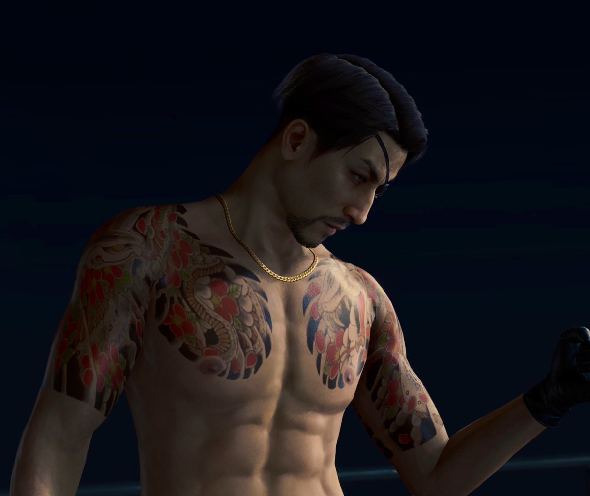 real_baki_kyo's tweet image. ボディビルダー筋肉評
真島吾朗

般若。否、蛇の様な身体の持ち主。
それが真島吾朗だ。

真島吾朗で特筆すべき筋肉は、腹筋の中心部にある腹直筋だ。ブロックの様な板チョコの様な分厚く力強い筋肉と言うよりは、なめらかなミルクチョコレートの様な腹直筋だ🍫