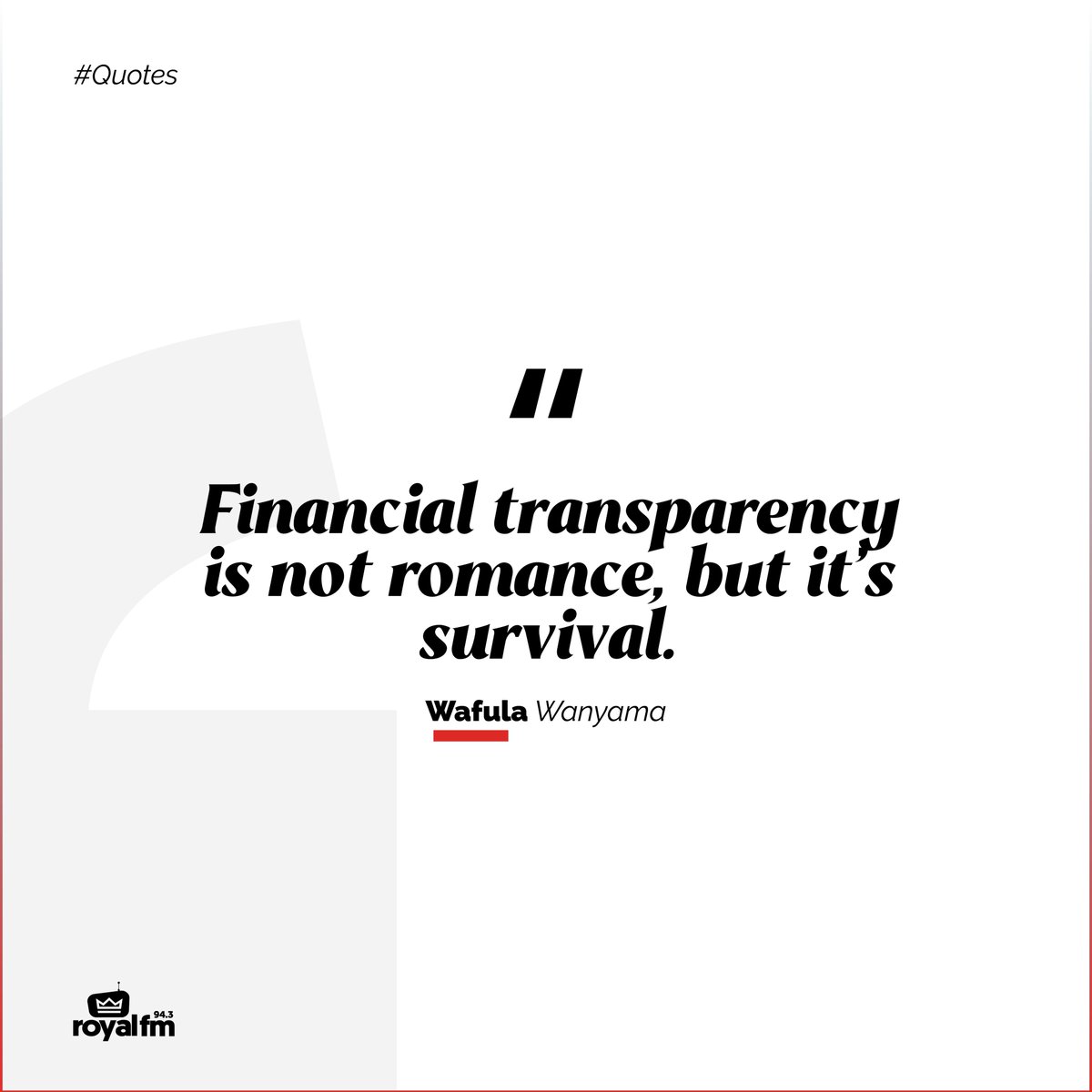 RoyalFMRwanda's tweet photo. “Talk money early, or argue about it later.” @wanyama__wafula
#KigaliInTheMorning #WednesdayMoneyMatters https://t.co/RsCjVB2DQl