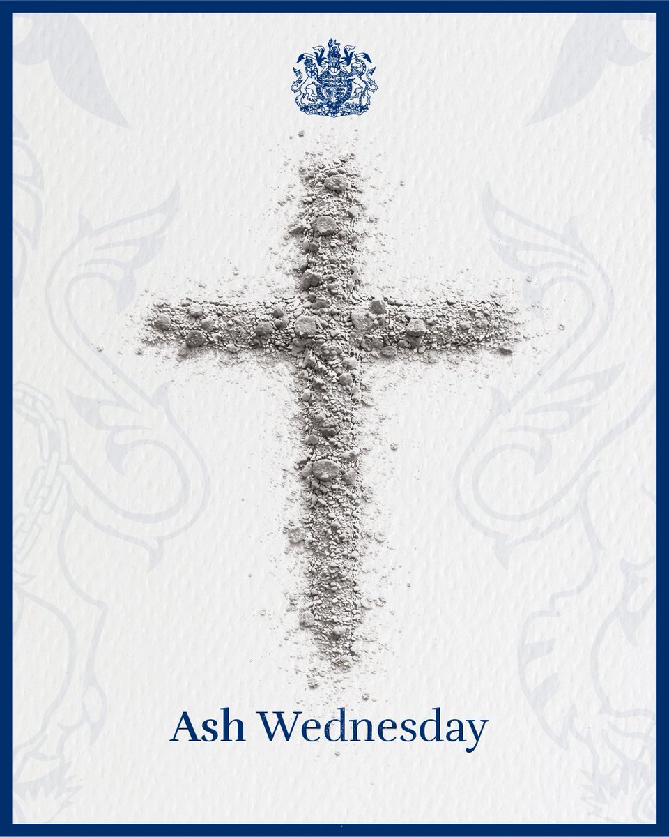 RoyalFamily's tweet image. ✝️ Today marks Ash Wednesday, the beginning of Lent - a season of reflection, prayer, and service.

May this Lent be a time of renewal for all who observe it.