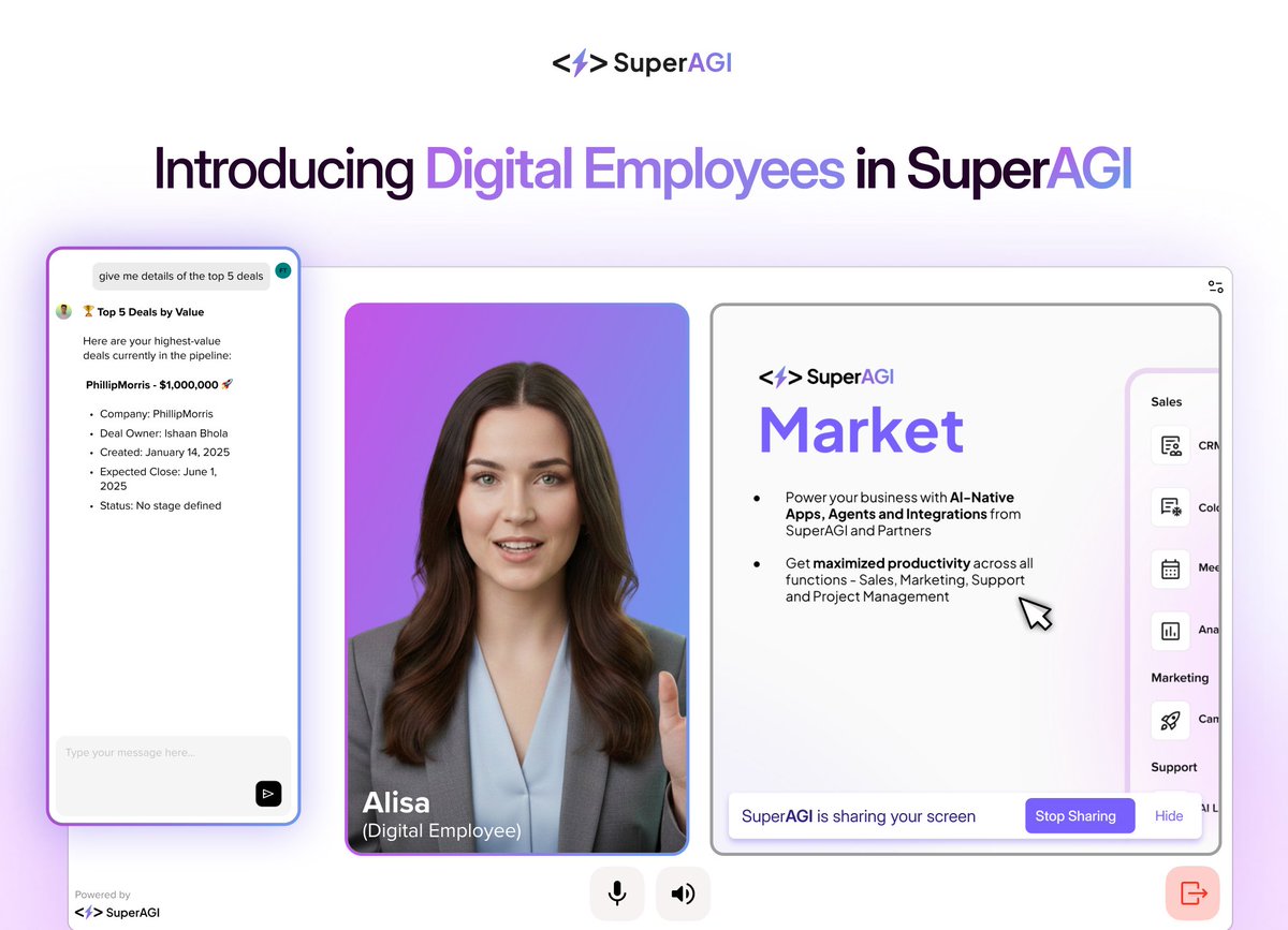 SuperAGI tweet media