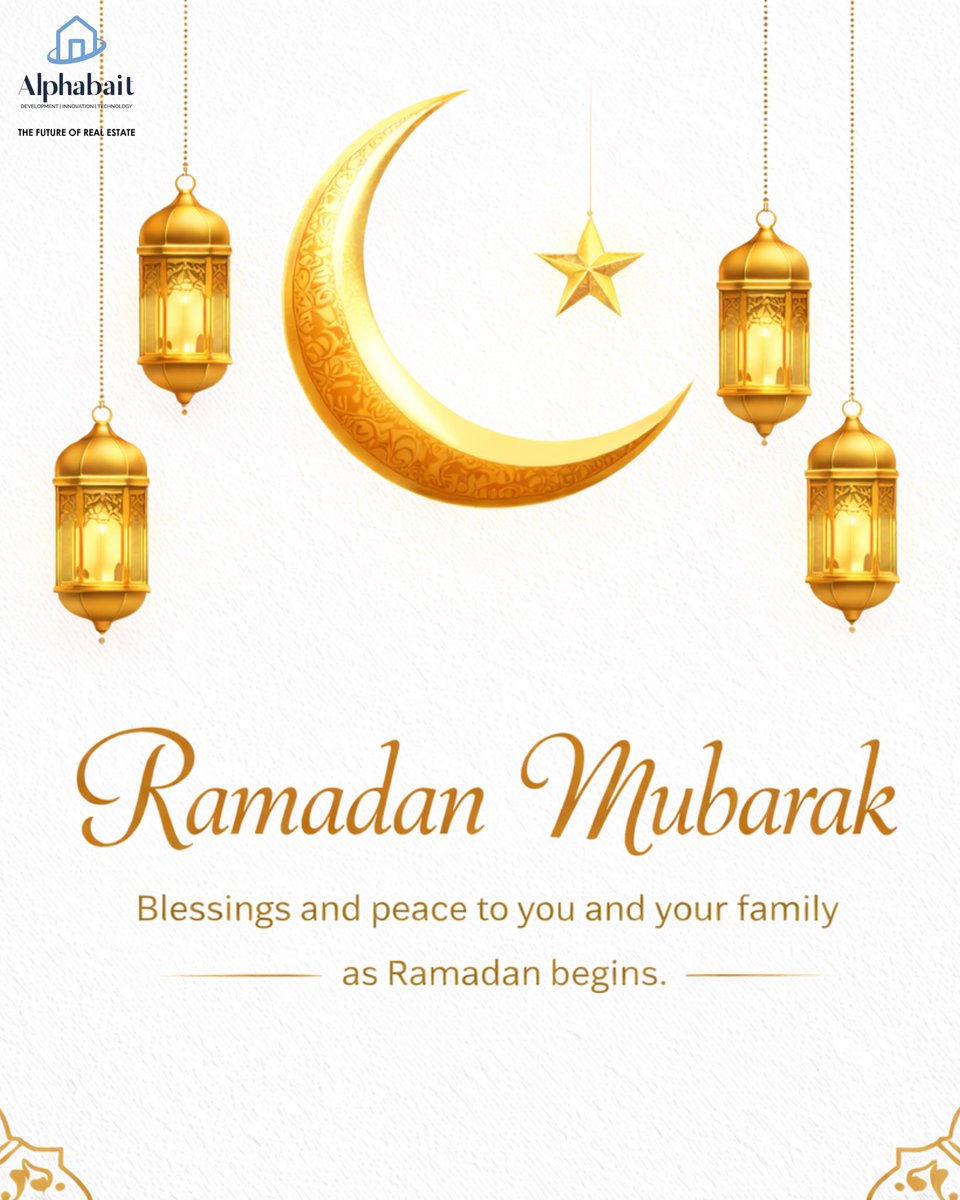 alphabaitrealty's tweet photo. May Allah the Merciful forgive us our shortcomings during this fast period.
A period to set our deeds rights with our maker.
#ramadan2026 #fastperiod #alphabaitrealty #ramadandeeds #prayandfast https://t.co/60Je2n8iS2