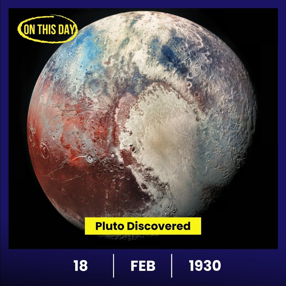 MahidolGlobal's tweet photo. On this day in 1930, #Pluto  was discovered by Clyde Tombaugh at the Lowell Observatory in Arizona.

By comparing plates and spotting a dot among the stars, he revealed a new world beyond Neptune.🔭🪐 https://t.co/zniN124JQ4