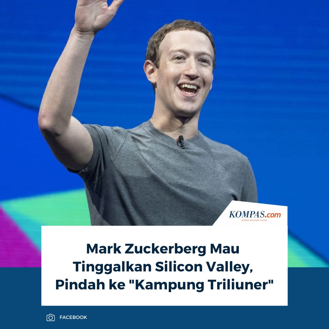 KompasTekno's tweet image. Pendiri Meta, Mark Zuckerberg, dilaporkan bersiap meninggalkan Silicon Valley dan hijrah ke Miami, Florida, AS, yang dijuluki “kampung triliuner” baru bagi para bos teknologi dunia.

👉🏻Baca selengkapnya tekno.kompas.com/read/2026/02/1…

~AM #MarkZuckerberg #SiliconValley #AmerikaSerikat
