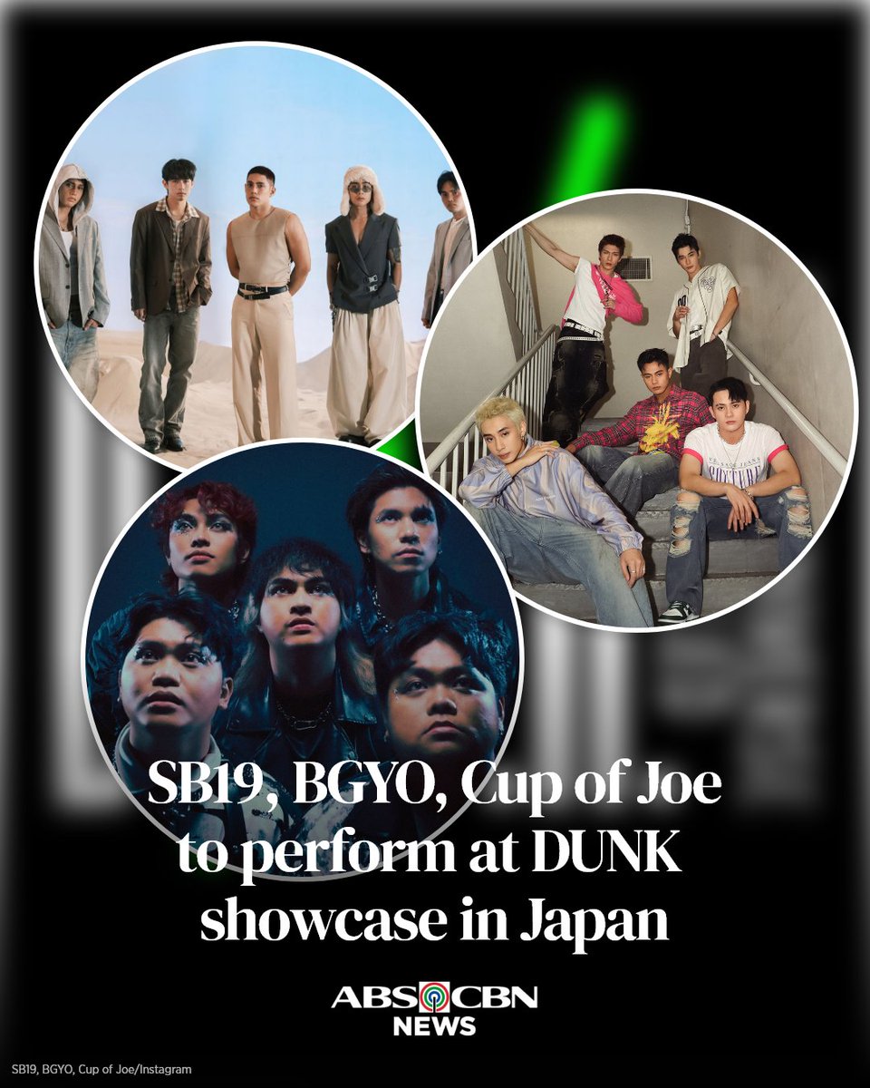 Filipino acts take the international spotlight in the upcoming Dance Universe Never Killed (DUNK) showcase in Japan. 🇵🇭🇯🇵

More details here: abs-cbn.com/entertainment/…