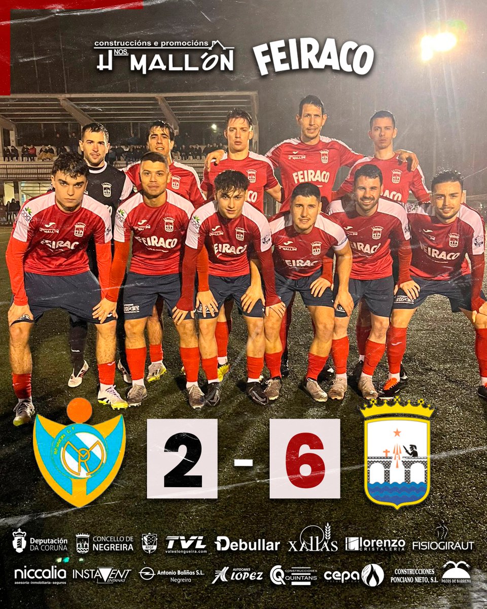 🏆 𝗖𝗢𝗣𝗔 𝗗𝗢 𝗦𝗔𝗥 ⬆⬆
Estamos en 1/4 de final do torneo do KO despois de eliminar ao @resmoncf no seu campo de Chaián (Trazo), por un 2⃣-6⃣ final e no que unha das mellores noticias foi ver de novo a @peketton xogando e, ademais, marcando ⚽⚽ goles 😍