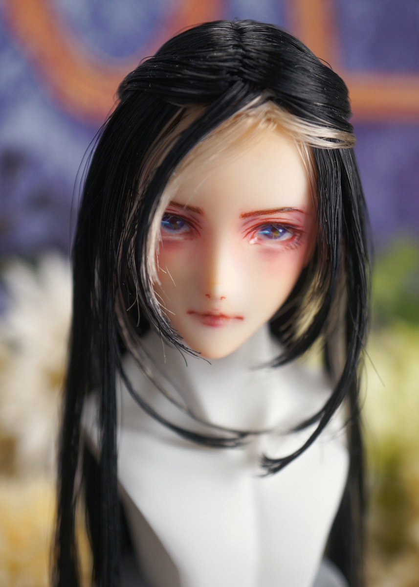 🌸2月23日(月・祝)  #ドールショウ77 参加します
cbcd.(ちびちび問屋。) 3階C-12
今回も #オビツ30 ヘッドお兄さん祭りです
何と今回は勝手に二つ名をつけているよ！
まずは一人目
「春の宵-はるのよい-」
春の宵はまだ早いが、しっとりと艶めき、華やぐ季節は近い…
詳しくはリプのリンク先にて