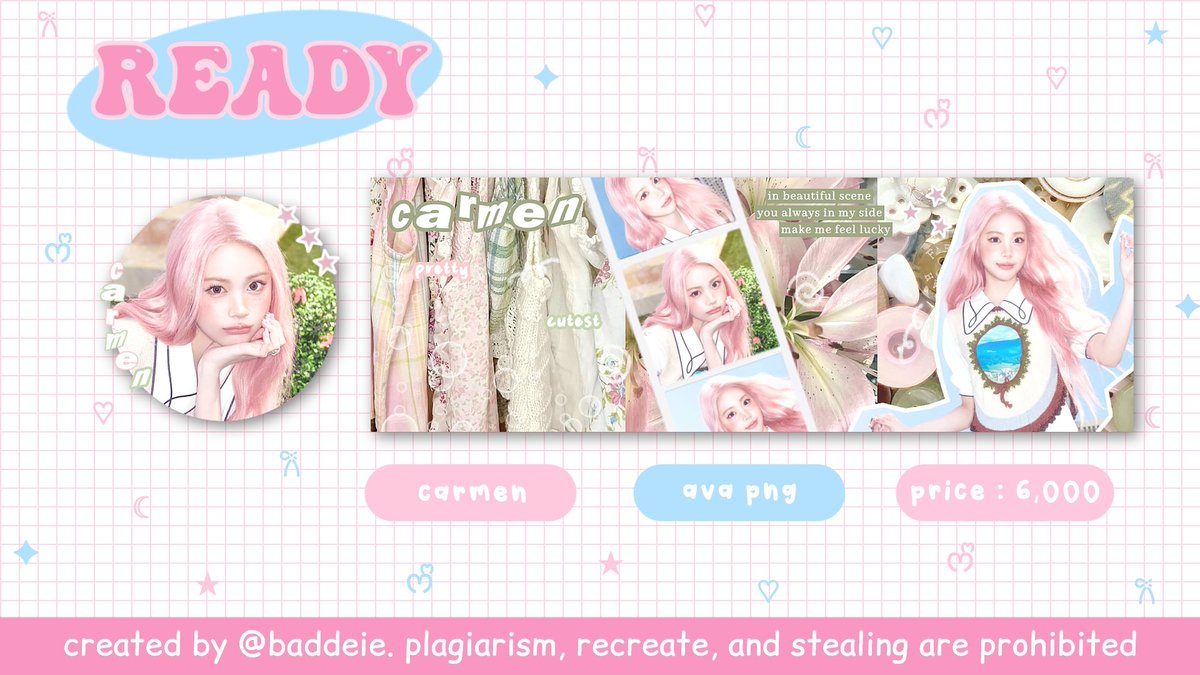 baddeie's tweet image. help repost, tysm! ❤️

ready layout moodboard deco carmen 6,000/each dapet ava png only. yuk bisa langsung dm dari sekarang, yaa 😻🌹
#zonauang #zonaba