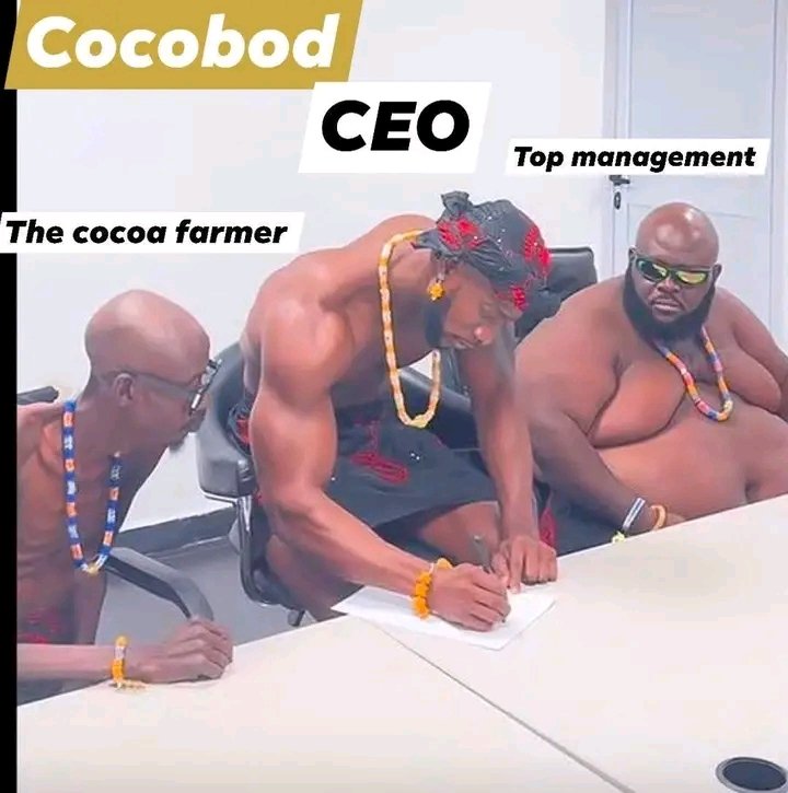 KwabreD's tweet photo. The Cocoa Farmer, the CEO and the current management. https://t.co/DJMEQYjRct