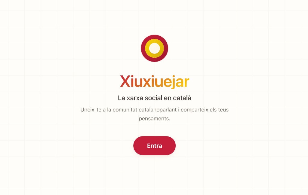 Ja som a la nova xarxa en català "Xiuxiuejar" per promoure l'hàbit de mantenir el català sempre, a tot arreu i amb tothom.

xiuxiuejar.com/xiu/6400a400-c…