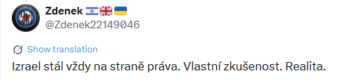 Otras_Mozgu's tweet photo. Zdeňku, mám otázku: ak IDF zavraždí 15 záchranárov, čo je to? Aj vtedy je Izrael "na straně práva"?
https://t.co/3ac37cGAD0 https://t.co/aqfX8R5h3s