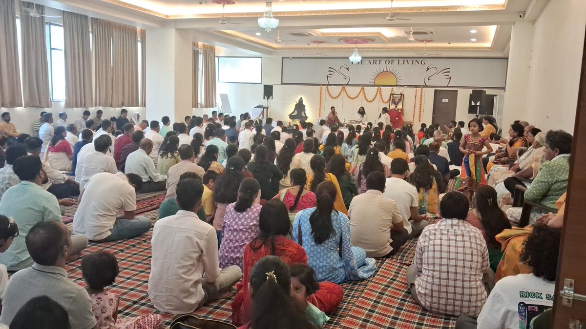 Sometimes the best way to move forward… is to pause.

I attended a Silence Retreat at the <a href="/ArtofLivingIC/">Art of Living International Center</a>  during #Mahashivratri with <a href="/Gurudev/">Gurudev Sri Sri Ravi Shankar</a> Sri Sri Ravi Shankar ji. 

It gave me clarity, calm, and a beautiful sense of balance again. Grateful for the pause and presence.