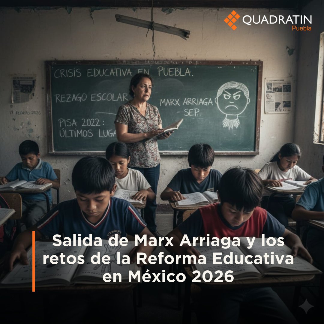 🎓 #Universidad | Salida de Marx Arriaga y los retos de la Reforma Educativa en México 2026

🔶 #LoVíEnQuadratín puebla.quadratin.com.mx/avances-fge-ca…