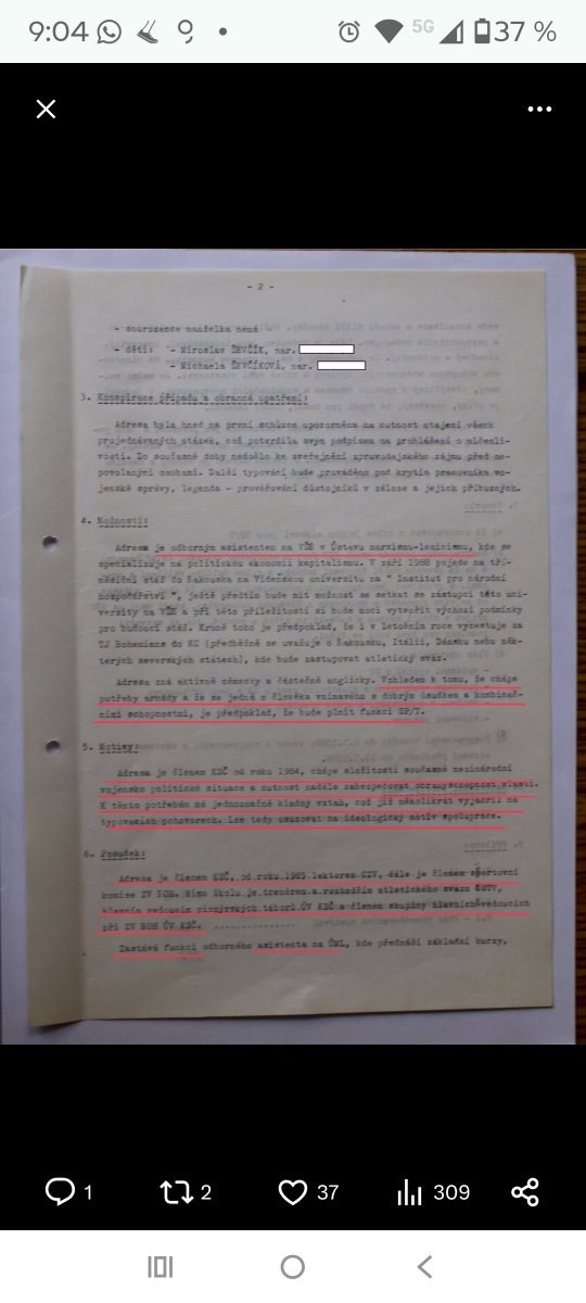 vvrov10's tweet photo. "Člen KSČ od roku 1984, který chápe složitou vojenskopolitickou situaci..." pan asistent na Ústavu marxismu-leninismu Ševčík byl v roce 1987 velmi ochotný spolupracovat s vojenskou rozvědkou, jen aby mohl do Vídně...byl ochoten tam "vytěžovat" tamějši kontakty...
Rozvědčík... https://t.co/LHmNaPWCXs