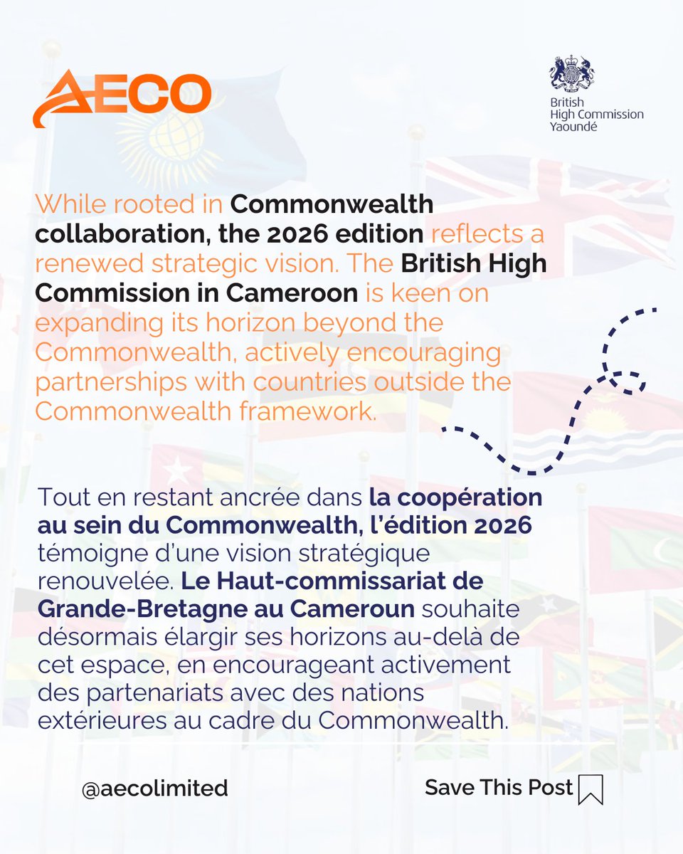 aeco_limited's tweet photo. The Commonwealth Transnational Education (TNE) Forum 2026, organized by AECO Limited in partnership with the British High Commission in Cameroon, brings together people who play key roles in education across countries. https://t.co/ZGwhqdS6ad