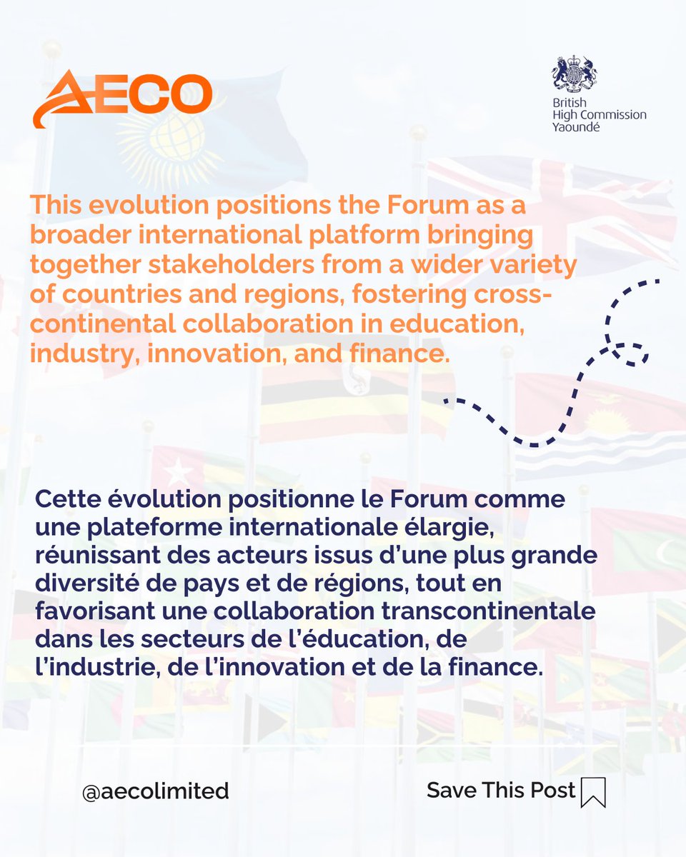 aeco_limited's tweet photo. Attendance is by invitation only and limited to selected institutions, policymakers, and partners in the education and investment space.

For registration, sponsorship, or more information:.📧 info@aecolimited.com
📞 +237 676 363 684 / 672 62 48 92. https://t.co/6b3E1MsQBD