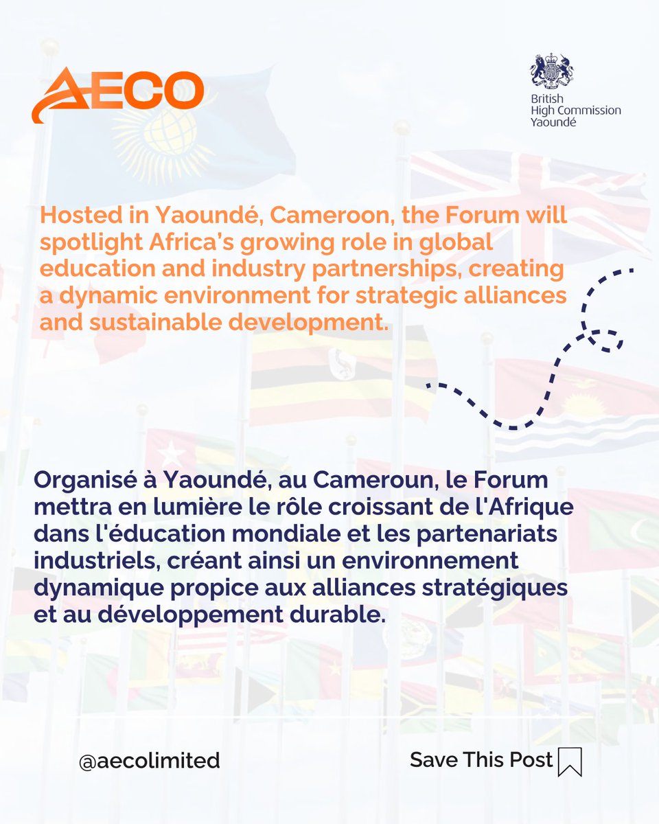 aeco_limited's tweet photo. Attendance is by invitation only and limited to selected institutions, policymakers, and partners in the education and investment space.

For registration, sponsorship, or more information:.📧 info@aecolimited.com
📞 +237 676 363 684 / 672 62 48 92. https://t.co/6b3E1MsQBD